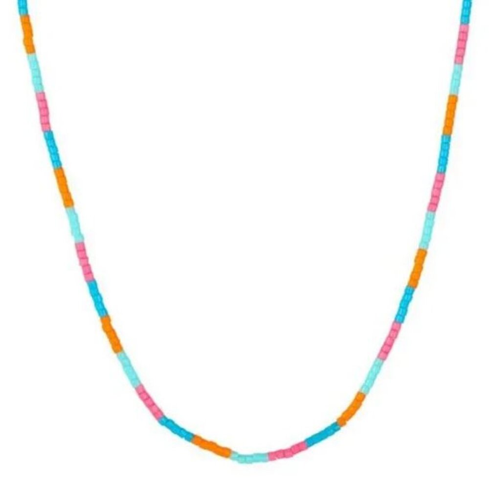 Gorjana Beaded Gigi Stripe Miami Necklace - Picture 5 of 6